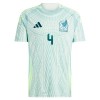 Maillot de Supporter Mexique Edson Alvarez 4 Extérieur 2024 Pour Homme